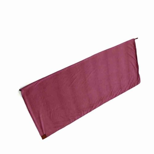 CFTGIW Outdoor Sleeping Bags Portable Emergency Sleeping Bag Light-weight Fleece for Camping Travel Hiking Opening Closing Zipper Convenient Design Comfortable Fabric (Burgundy) — view 2