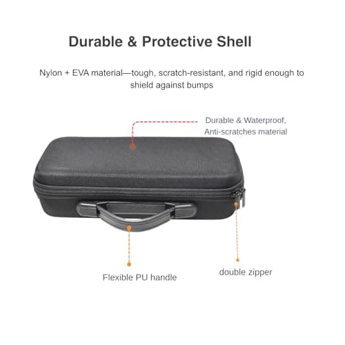 Fotoleey Hard Shell Carrying Case for GoPro Max 2 with Shoulder Strap — view 3