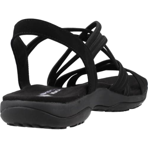 Skechers Women's Reggae Slim Sunnyside Sandal, Black, 7 UK — view 3