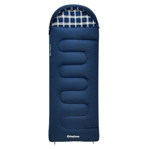 KingCamp Unisex Adult Sleeping Bag, 400 g, Navy Blue, Large — view 4