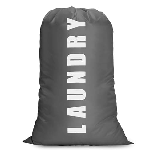 flintronic Extra Large Laundry Bag, 61×91cm Foldable Storage Bag, Dirty Clothes Bags, with Drawstring Closure, Durable Rip-Stop, Convenient, for Travel/Bathroom/Bedroom/Dormitory-Purple Sloth Bear