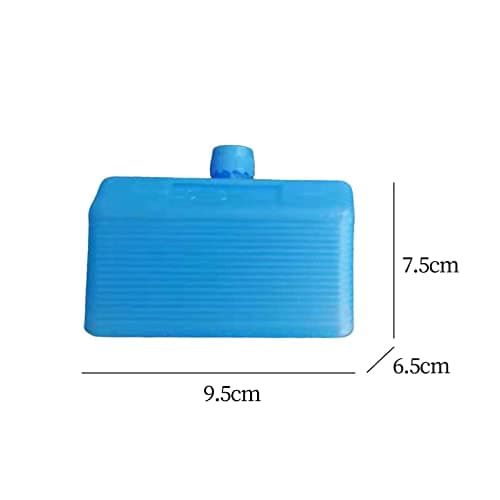 6 Pieces Freezer Packs Cooling Elements Travel Ice,Blue 7.5x9.5x6.5cm — view 2
