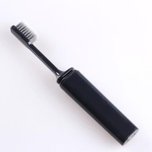 VALICLUD Portable Folding Toothbrush and Anti-Skid Design 2pcs with Bamboo Charcoal Bristles and Daily Oral Hygiene Soft Manual Toothbrush for Travel Use for Personal Care — view 5