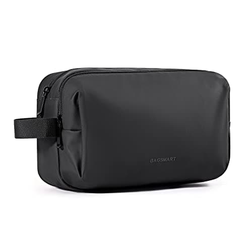BAGSMART Men's Wash Bag, Large Capacity Travel Toiletry Bag & Wet Pocket