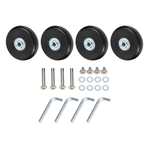 Honseadek Luggage Wheel Replacement Kit 4 Pcs Suitcase Spinner Wheels
