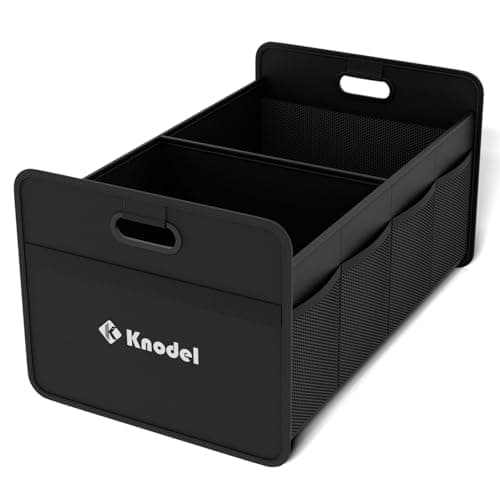 K KNODEL Car Boot Organiser, Foldable Car Boot Storage (Small, Black)