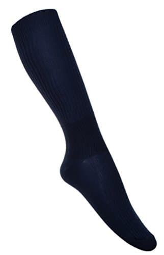 WB SOCKS Cotton Anti-Dvt Flight Socks Navy Blue Uk Shoe Size 3-6
