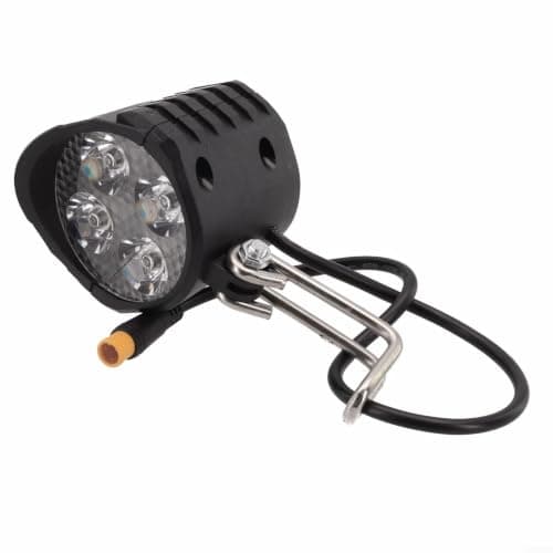 Electric Vehicle LED Headlight with Lens, Aluminum Alloy Housing, 36V/48V/60V Compatible, IP65 Waterproof, Built-in Speaker for Scooter and E-Bike(LED-16W-4 beads) — view 5