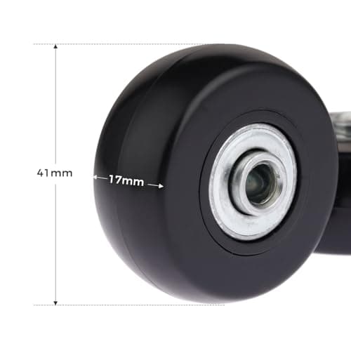 Mtsooning 2PCS Suitcase Wheels Replacement Kit,41x18mm Luggage Wheels — view 3