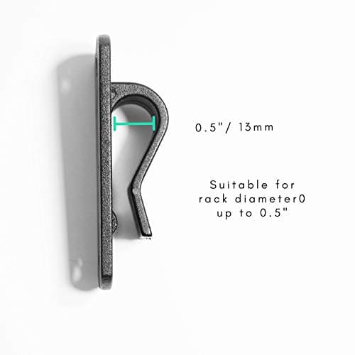 Vincita Bike Pannier Hooks Kit - to Convert Any Bag Into A Bicycle Pannier Bag -Can Be Used with Rack Diameter Up to 13 mm(Plastic) — view 5