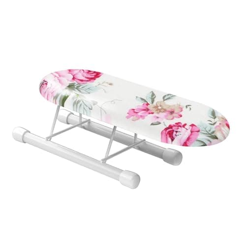 drburpily Small Folding Ironing Board Durable And Easy for Operation For Home And Travel Light Weight Metal Foldable Portable, Type 1 — view 6