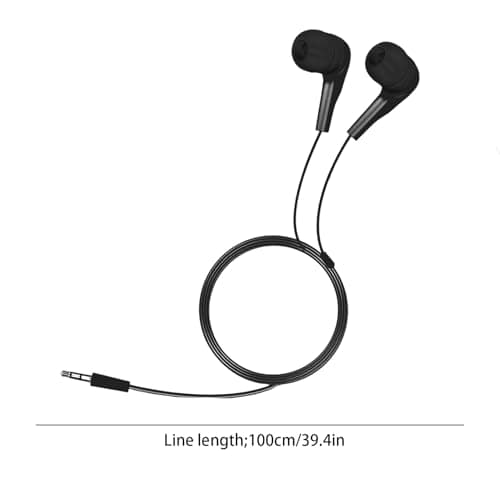Ear Headphones, Kids Earbuds, Deep Bass Noise Isolation Comfortable Fit Clear Audio Soft Tips Volume Control Compatibility, Plug in Headphones for School Students, Travel, Home — view 5