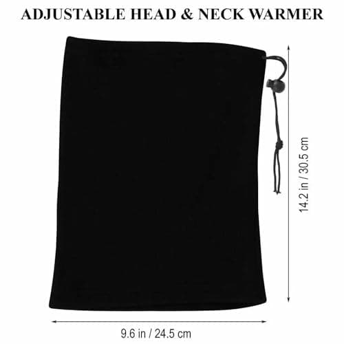 Swift Wear Unisex Thermal Fleece Neck Warmer – Winter Snood Tube Scarf for Cycling, Motorbike, Skiing, Running & Outdoor Use (Olive Green) — view 3