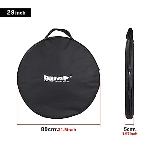 UBORSE Bike Wheel Bag - 29'' Soft Mountain & Road Bike Wheelset Carrier — view 2