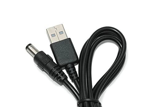 iTechCover USB Cable Charging Cord Charger Power Lead Compatible with Fifty Shades of Grey Greedy Girl Massager / (2m / 6.6ft) / (22AWG) 5V 2A / Black — view 3
