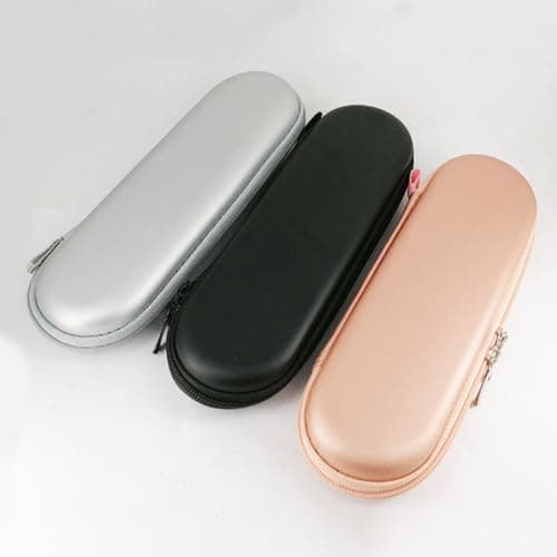 DEEPCRAFF Stylus Pen Carry Case with Cable Holder for Digital Stylus Rose Gold Touch Screen Pen Organizer with Removable Sponge Mesh Zip Pocket — view 4