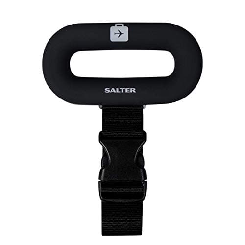 Salter 9500 BKDCTMEU16 Luggage Scale, Portable Digital Bag Weight Scales, Black & Duracell Specialty 2032 Lithium Coin Battery 3V, pack of 4 (DL2032/CR2032) — view 3