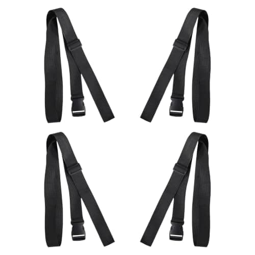 DEARMAMY Adjustable Yoga Mat Strap, 4pcs Luggage Belt with Quick Release Buckle Sturdy Pp Webbing Material, Versatile Multi-functional Carrier Strap for Travel and Outdoor Use