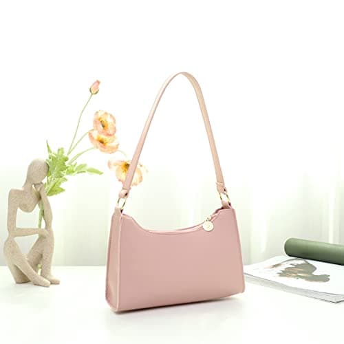 VaiKanhai Tactical Dog Harness with Pockets Women Faux Leather Plain Armpit Bag Mobile Phone Bag Shoulder Bag Bags Perfume, pink, One Size — view 3