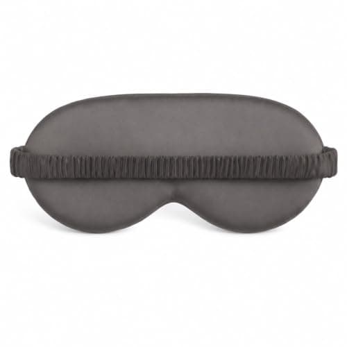 SnoozZy Soft Satin Sleep Mask, Charcoal, Lightweight, Twinpack - Travel, Flight, Sleep, Relax — view 6