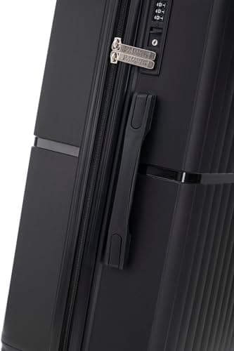 Preston Morgan Rolling Laptop case Super Lightweight Business Travel Suitcase on 4 Wheels and Built in TSA Lock | Black — view 3