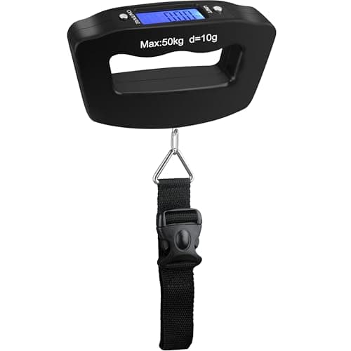 TRIXES Portable Travel Digital Luggage Scales - 50kg Suitcase Weight Measure - Holiday Essentials - Ensure Your Case is Under Your Luggage Allowance - Easy Hand Grip — view 6