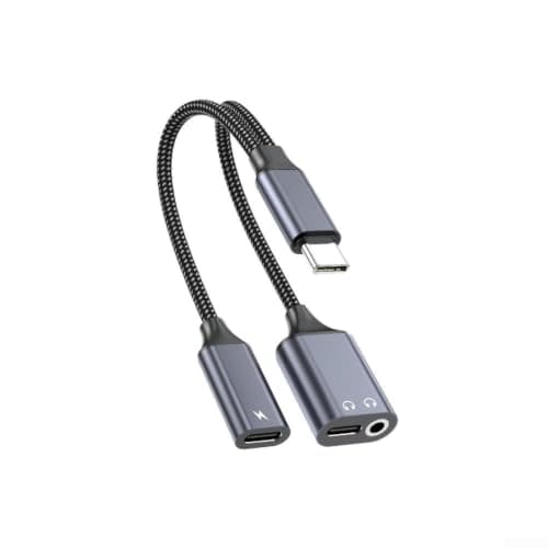 Travel USB C Headphone Compact Size Travel USB C Headphone Compact(Gray)