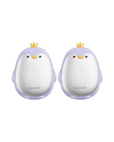 Gaiatop Magnetic Hand Warmers Rechargeable 2 Pack, Cute Penguin Design