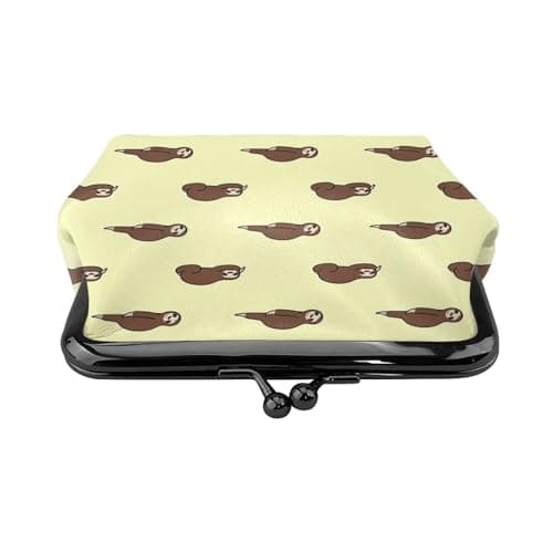 Sleep Sloth Printing Minimalist Lightweight Wallet for School and Work Commutes,Concerts Travel Kit Wallet — view 2