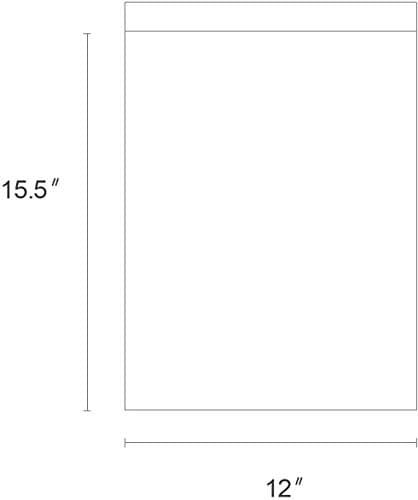 25pc 30.5x39.5cm Postage Bag Waterproof Shipping Mailers Mailing Bag for Clothes Envelopes Posting Bags for Packaging, White — view 5