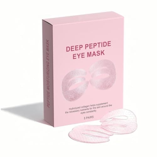 StreamSafe Deep Peptide Collagen Eye Mask, 5 Pairs Under Eye Patches