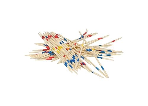 HENBRANDT Mikado Sticks 41pcs Traditional Family Games Wooden Pickup Sticks Set Table Top Board Game Wooden Toys for Kids — view 4