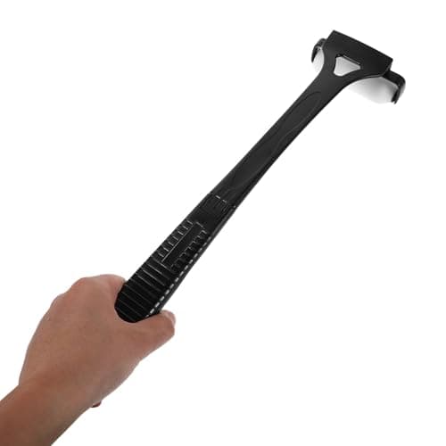 Foldable Back Lotion Applicator Roller with Smooth Abs Sponge Black — view 4