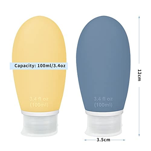 Opret 100ml Silicone Travel Bottle for Toiletries, 4 Pack Leak Proof — view 2
