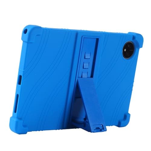 INSOLKIDON Compatible with Case for Blackview Tab 10 WIFI 10.1 inch tablet, Full Coverage Ultra Slim adjustable Stand Silicone Shockproof Lightweight Protective Cover Case (Sky Blue) — view 2