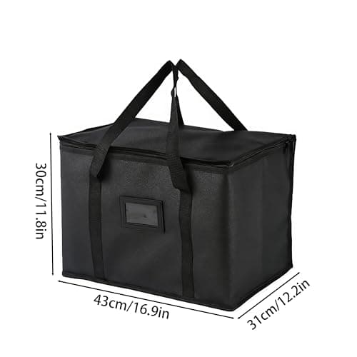 40L Insulated Bag/Waterproof Takeout Cooler Bag/Picnic/Pizza/Car Food Bag — view 2