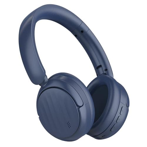 MMWOWARTS Bluetooth Headphones with Active Noise Cancelling (ANC), Wireless Over Ear Bluetooth Headsets with 35H Playtime, HiFi Stereo Foldable Headphones with Foam Ear Cups for Sports, Travel