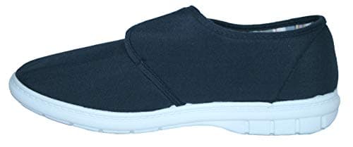 Mens Wider Fitting Casual Holiday Beach Walking Canvas Pump Trainers Deck Shoes Loafer Size 7-12 (Kevin Navy, UK Footwear Size System, Adult, Men, Numeric, Medium, 9) — view 5