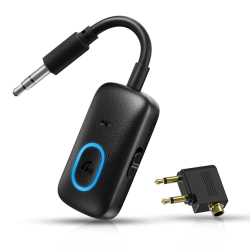 ORIA Airplane Bluetooth Adapter, 2-in-1 Bluetooth 5.4 Transmitter Receiver