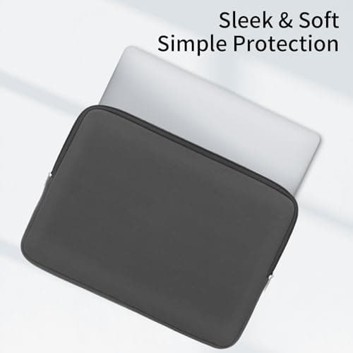 RAINYEAR Padded Laptop Sleeve for 14” Notebook Chromebook 15"Macbook Air M5 — view 3