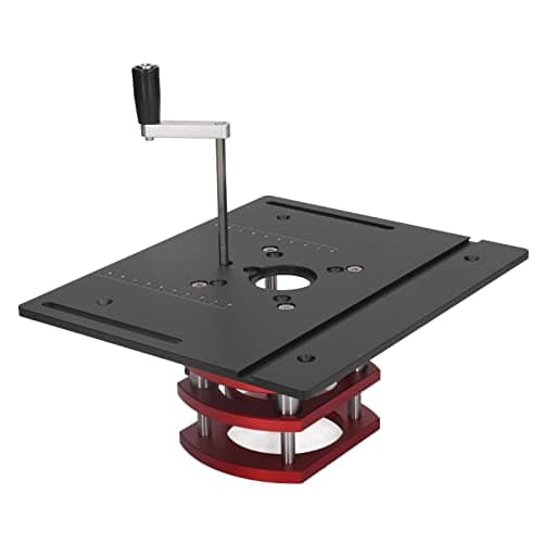 OVAQUIXI Router Lift Kit, 51mm Travel, Crank, Aluminum — view 2