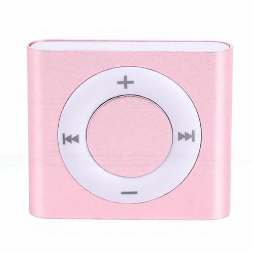 Generic Portable Aluminum Alloy MP3 Player with HiFi Sound Speaker Rechargeable for Students and Kids (Rose Gold) — view 3
