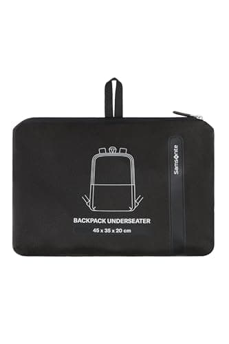 Samsonite TA Revolution - Foldable Cabin Rucksack 45 x 35 x 20 cm, Lightweight Hand Luggage for EasyJet, Reflective Details, 0.20 kg, Black — view 4