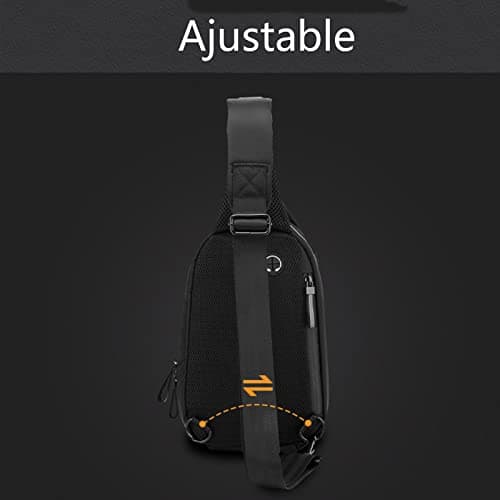 Magnetic Closure Pockets Large Casual Genuine Multifunctional Cowhide Leather Vest Motorcycle Biker Leather Bag Paper Carry Bags, black, standard size, duffel backpacks — view 4