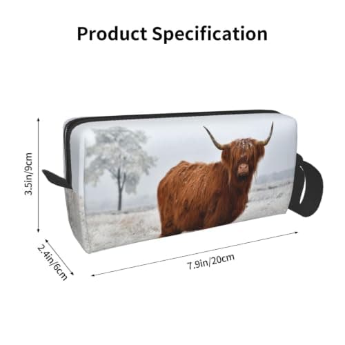 Meymuise Makeup Bag, Scottish Highlands Winter Landscape — view 3