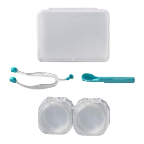 Contact Lens Remover Tool - Silicone Inserter and Removal Kit | Soft Contact Lenses Applicator with Uses for Long Nails, Travel, Hygiene, Daily Wear & Portable Eye Care Maintenance