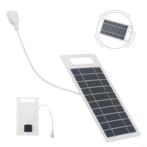 2W 5V Portable Solar Panel for Mobile Phone Camping Hiking Charging - Reliable Sun Power Converter for Low Voltage Electronics and Garden Lights in Backyard 177x94mm — view 4