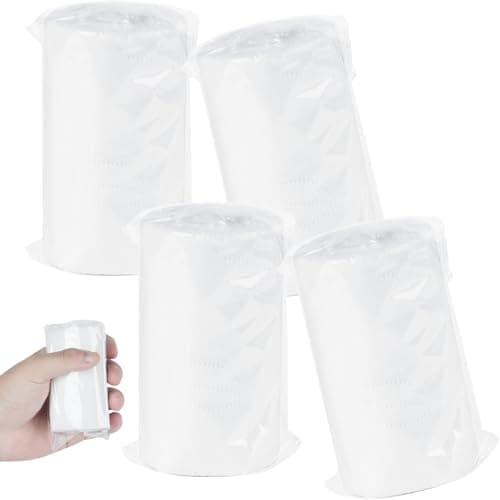 4 Rolls Travel Size Toilet Tissue, Portable Independent Packaging Tissue Rolls - Coreless Mini Soft Toilet Paper for Boats, Rvs and Camping Hiking Outdoor Travel