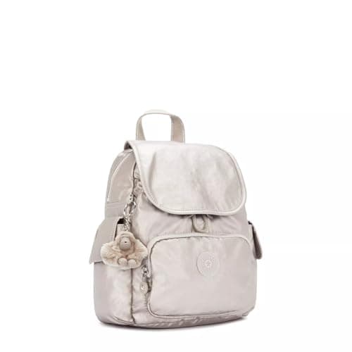 Kipling CITY PACK MINI Small backpack, Metallic Glow (Silver) — view 6