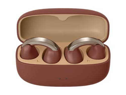 JVC NEARPHONES HA-NP1T-T True Wireless Earphones in Jewellery Design, Comfortable Fit, Quick Charge Function, Multipoint Connection, Bluetooth 5.3, 24 Hours Battery Life, App - Chestnut Brown — view 3